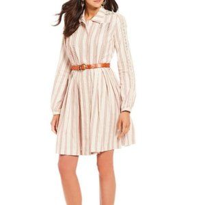 a love a striped Dress (belt not included)
